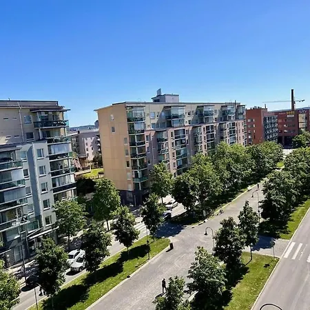 Hieno Seitsemannen Kerroksen Kaksio Tampella Apartment Tampere